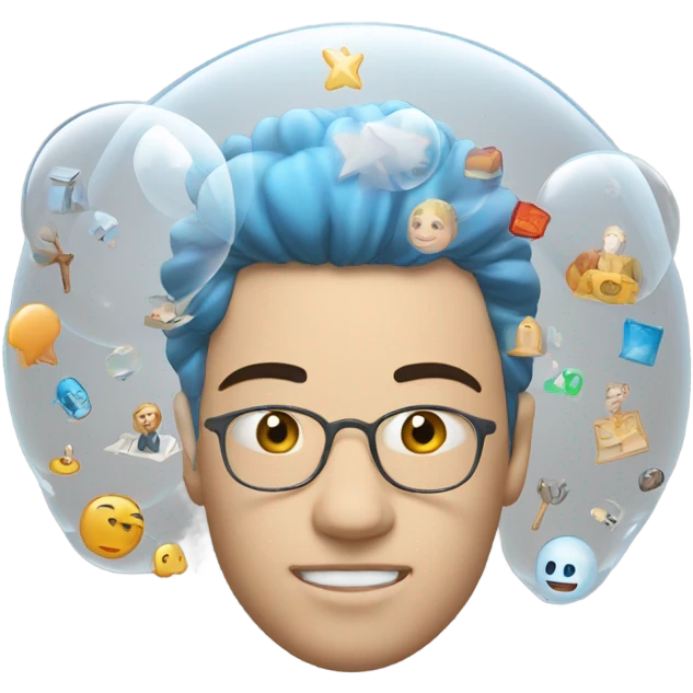 Head with a dream bubble emoji