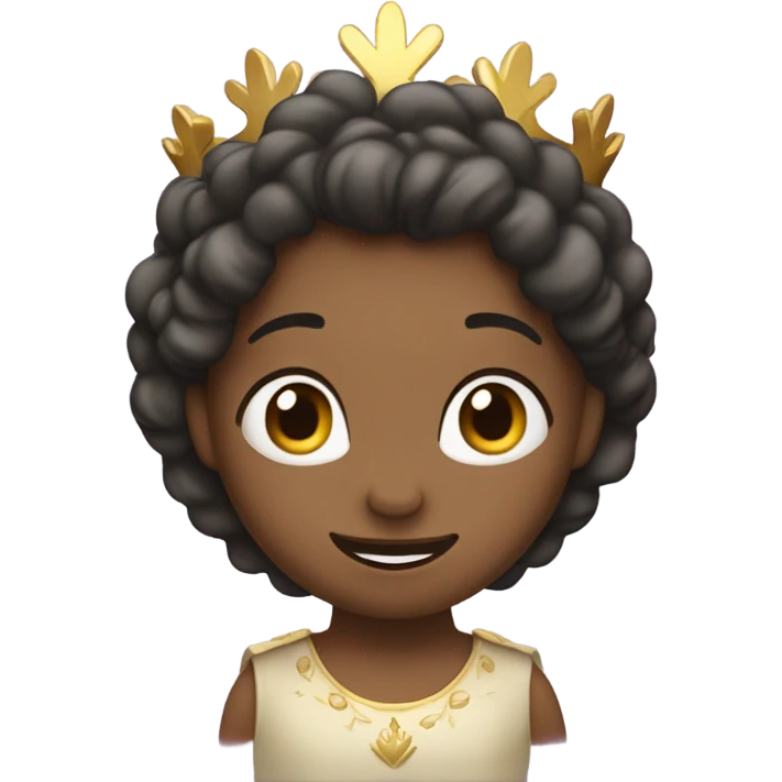 putting the crown on emoji