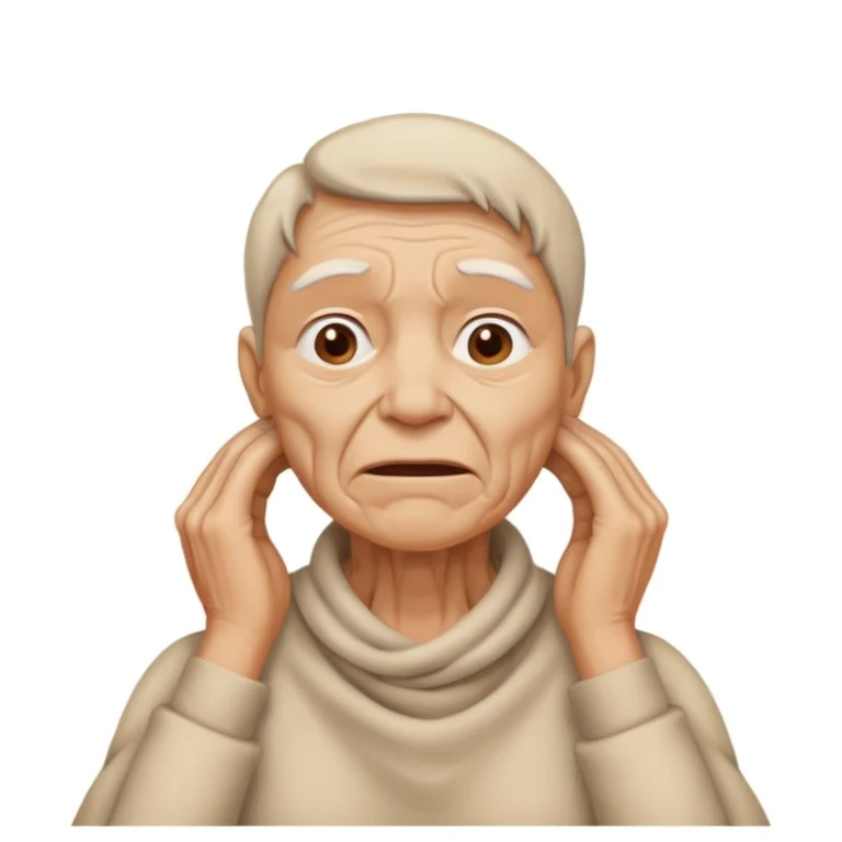 Grabbing neck emoji