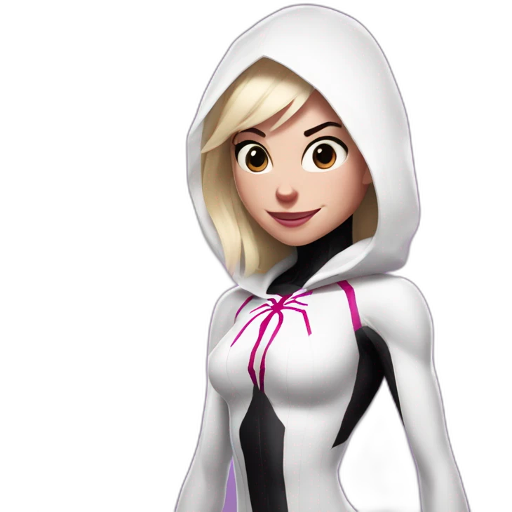 spider-gwen spiderverse emoji
