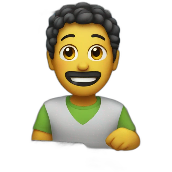 Emoji with computer emoji