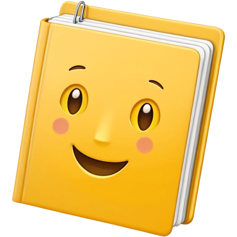 yellow booklet emoji