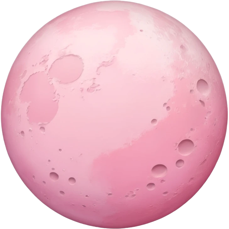 pink moon emoji