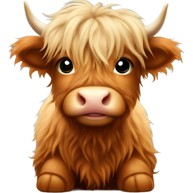 baby highland cow  emoji