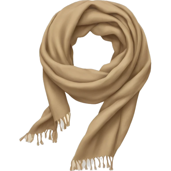 Beige scarf emoji