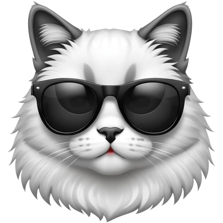 cool cat wearing sunglasses emoji
