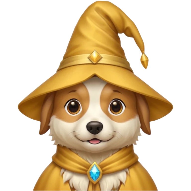 Dog wizard emoji