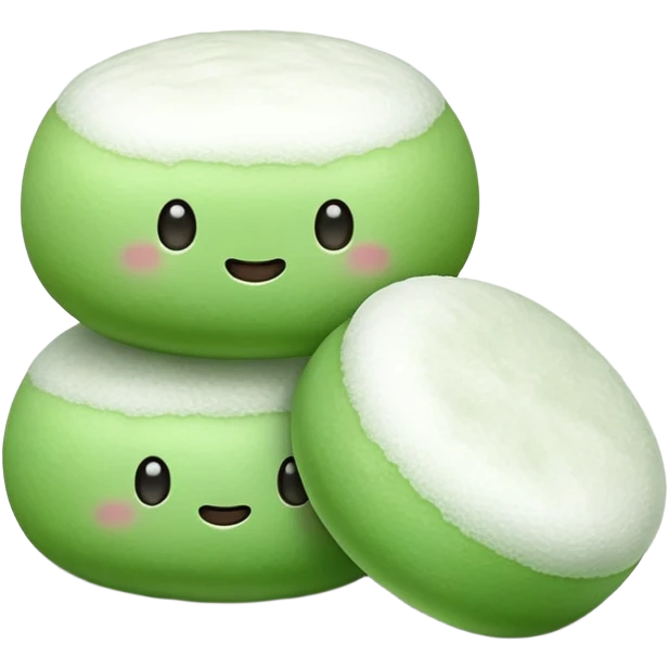 green Mochi emoji