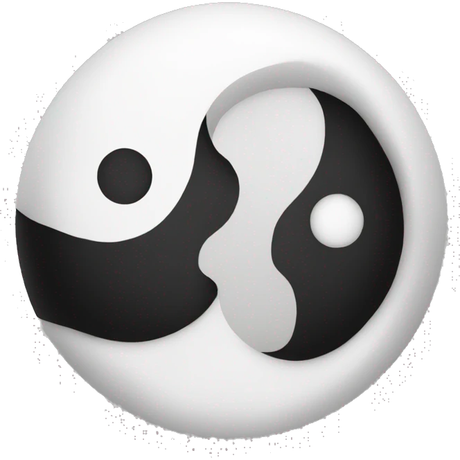 Yin and yang  emoji
