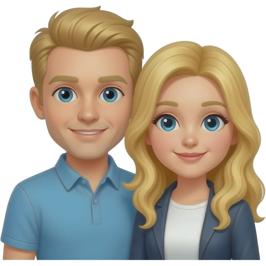 Liebespaar blond emoji