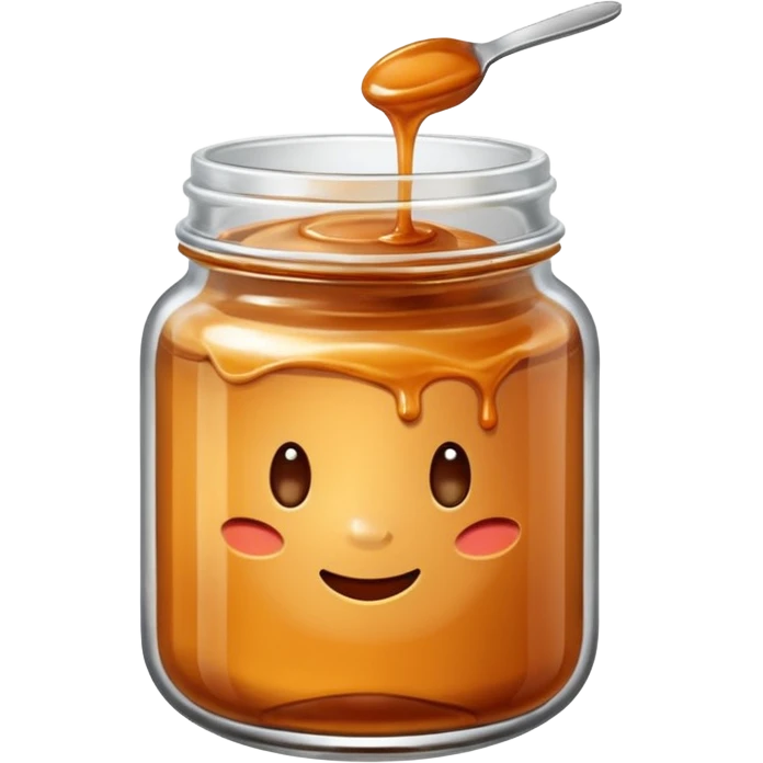 Salted caramel jar  emoji