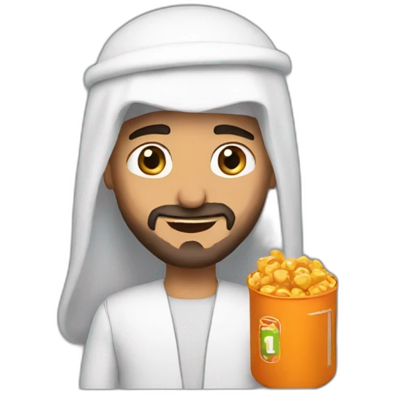 Arab guy with tnt emoji