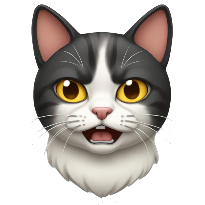 angry tricolored cat emoji