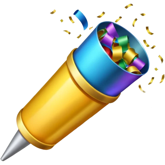 party popper emoji