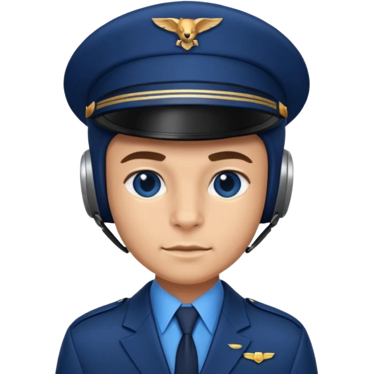 blue suited panther pilot emoji