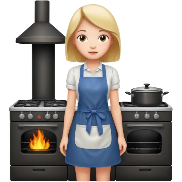girl and stove emoji