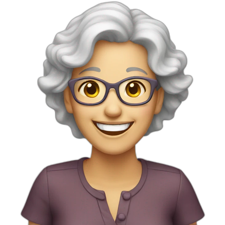 laughing lady emoji