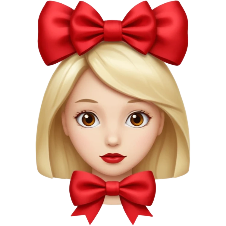 Woman with giant bow gift






























 emoji