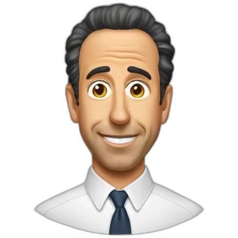 jerry seinfeld with head attached emoji