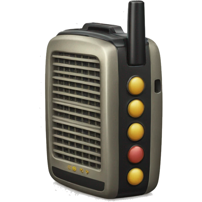 vintage Walkie talkie emoji