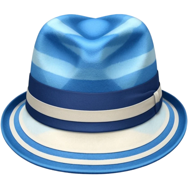 striped Fedora emoji