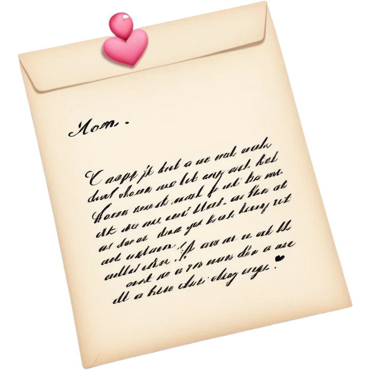 Mother’s Day writing emoji