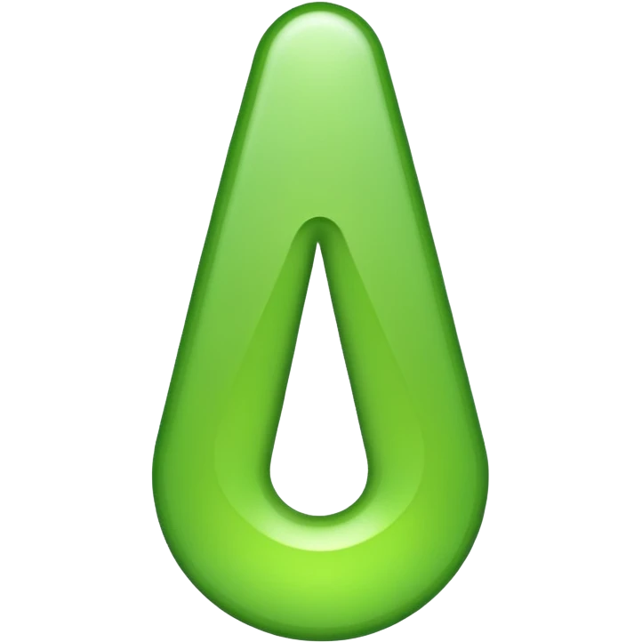 make exclamation point in light green color emoji emoji