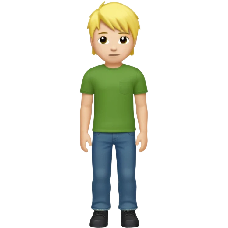 A Roblox noob  emoji