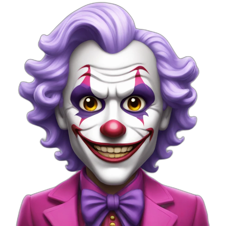 pink joker emoji