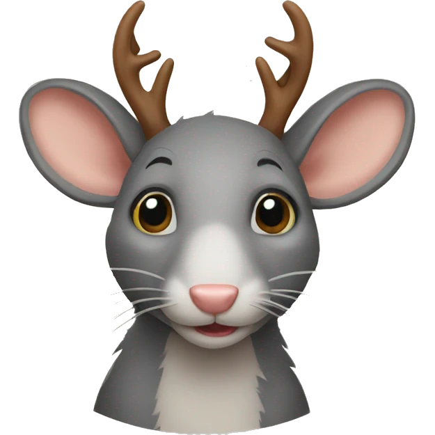 rat deer emoji