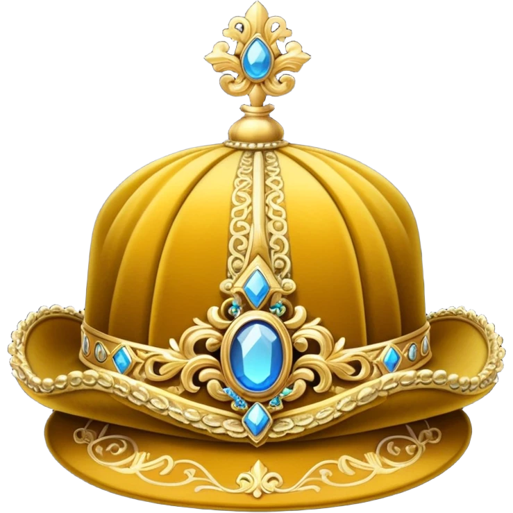Fancy deluxe hat emoji