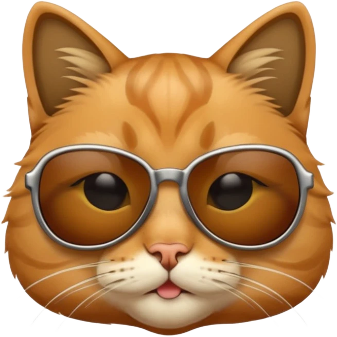 Cat wearing sunglasses emoji