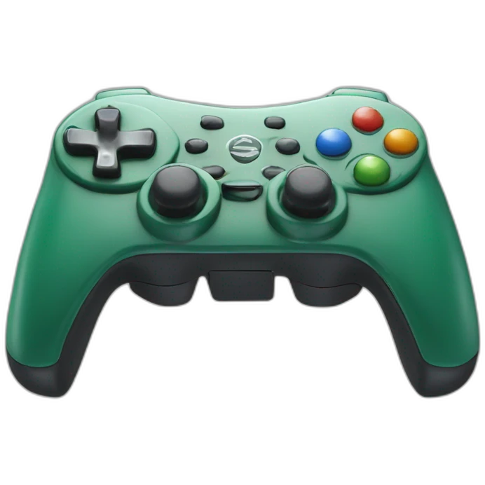 game controller with BGMI emoji