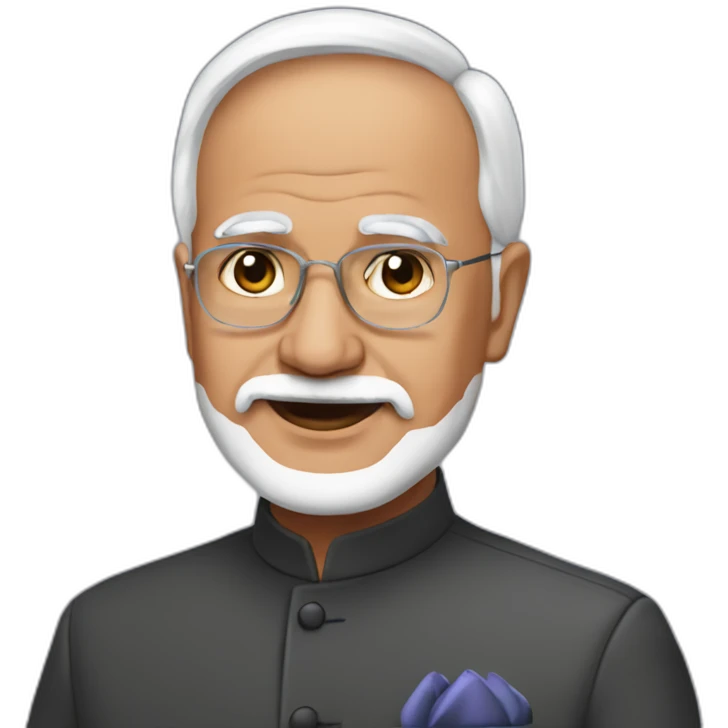 Modiji in style emoji