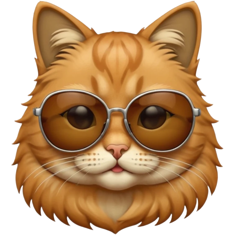 Cat wearing sunglasses emoji