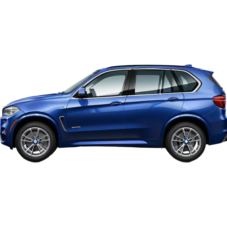 bmw x5 side profile dark blue emoji