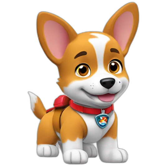 paw patrol corgi emoji