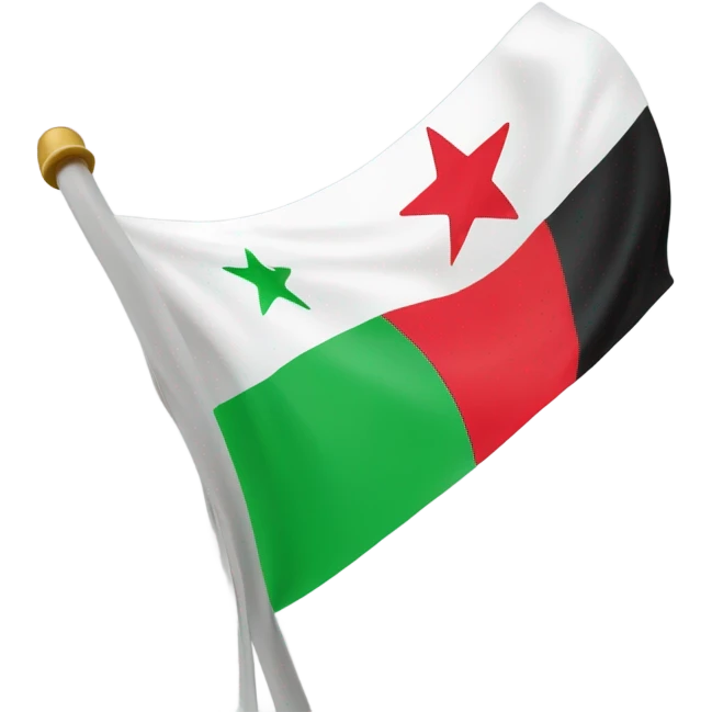 Syrian new flag emoji
