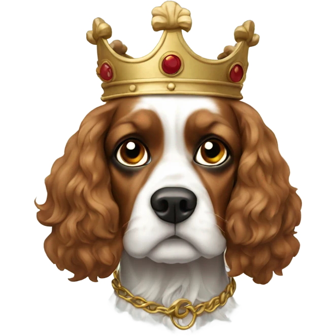 dog cavaler king charles emoji