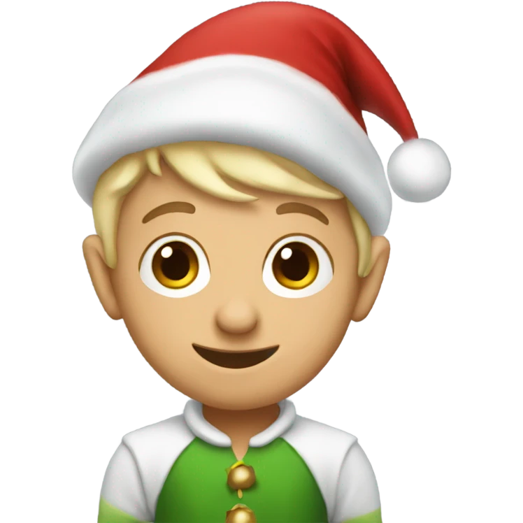 Christmas elf emoji