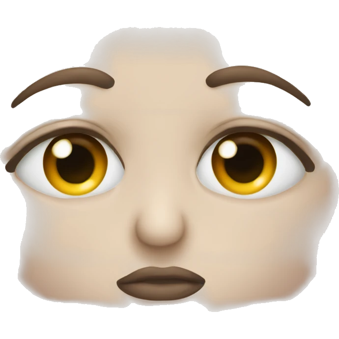 Eye roll with puckered lips emoji