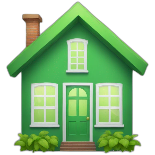 Green house emoji