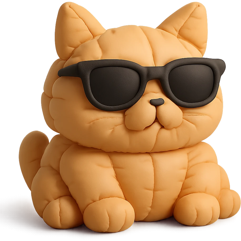 Cat wearing sunglasses emoji