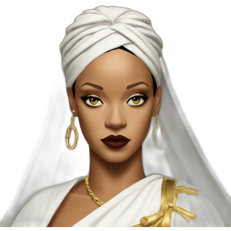 Rihanna as god emoji