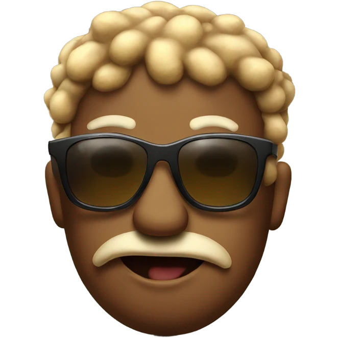 pile of poo wearing sunglasses emoji