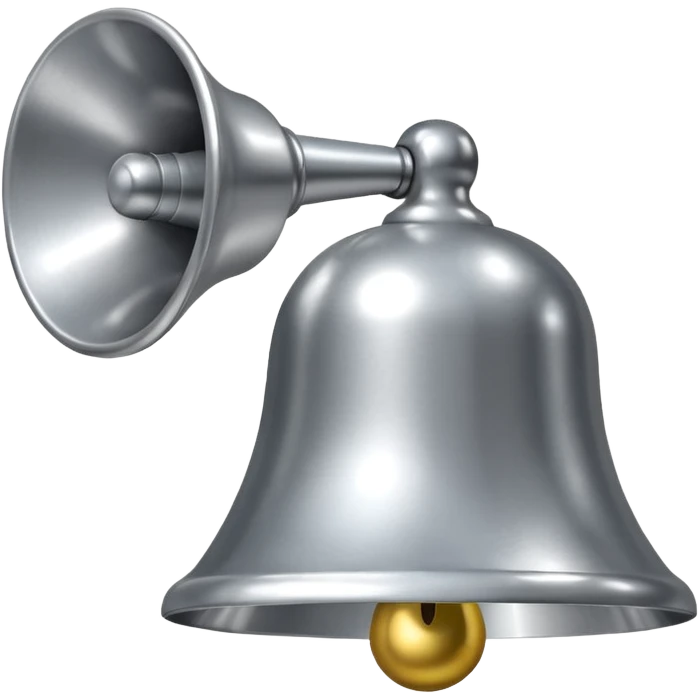 Disco hand bell emoji