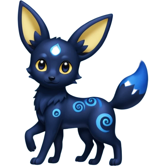 Dark-Deep-Cobalt-Blue Aural Spiritual Nebulae Starry Sparkly Swirly-patterned Star-patterned Umbreon-spirit emoji