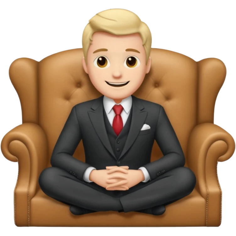 Аластор сидеть на диване  emoji