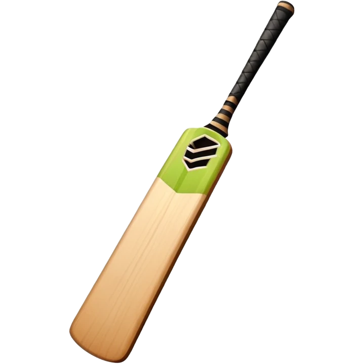 Cricket bat emoji