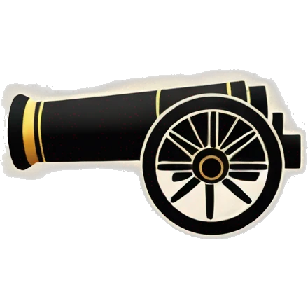 Cannon fire emoji